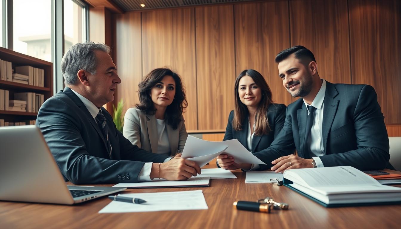 Real estate ownership transfer documents and closing confirmation